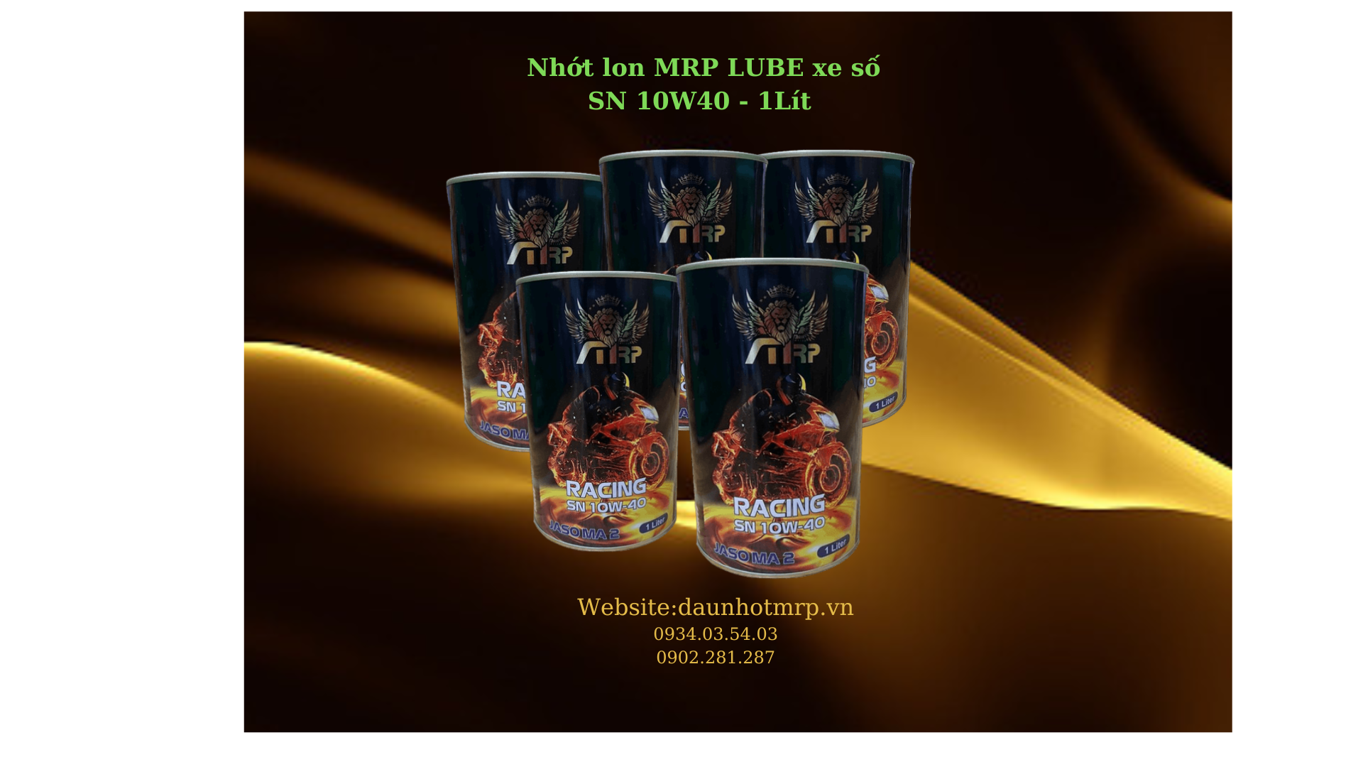 Dầu Nhớt  Lon MRP Lube Xe Số 1000 ML