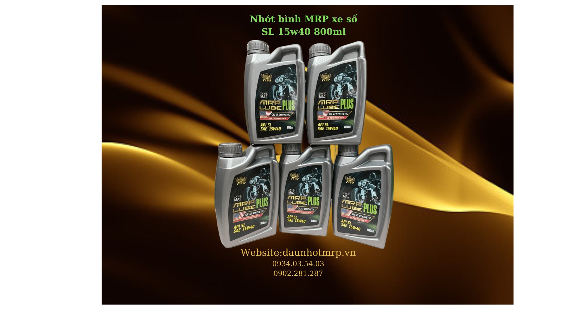 Nhớt Bình Nhựa MRP Xe Số 800 ML