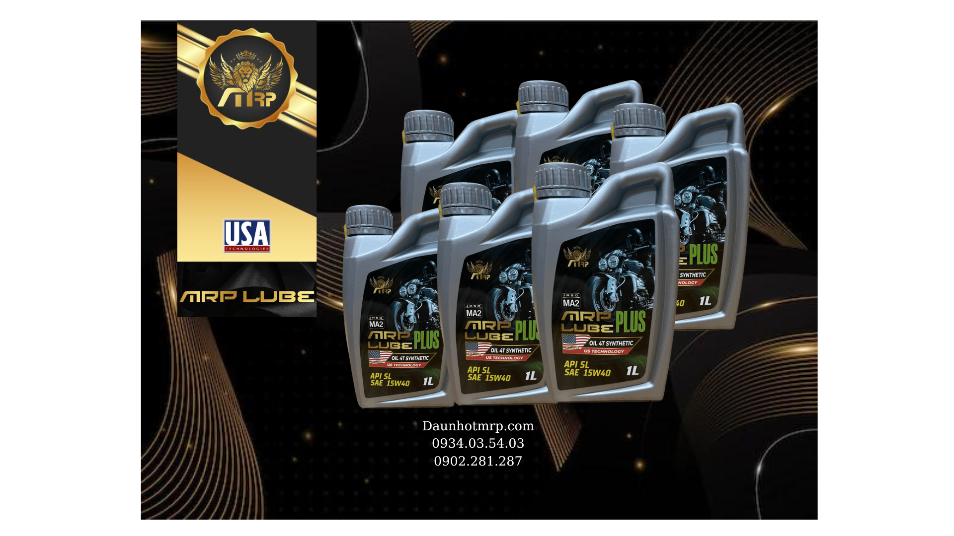 Dầu nhớt b&igrave;nh nhựa MRP xe số 1lit